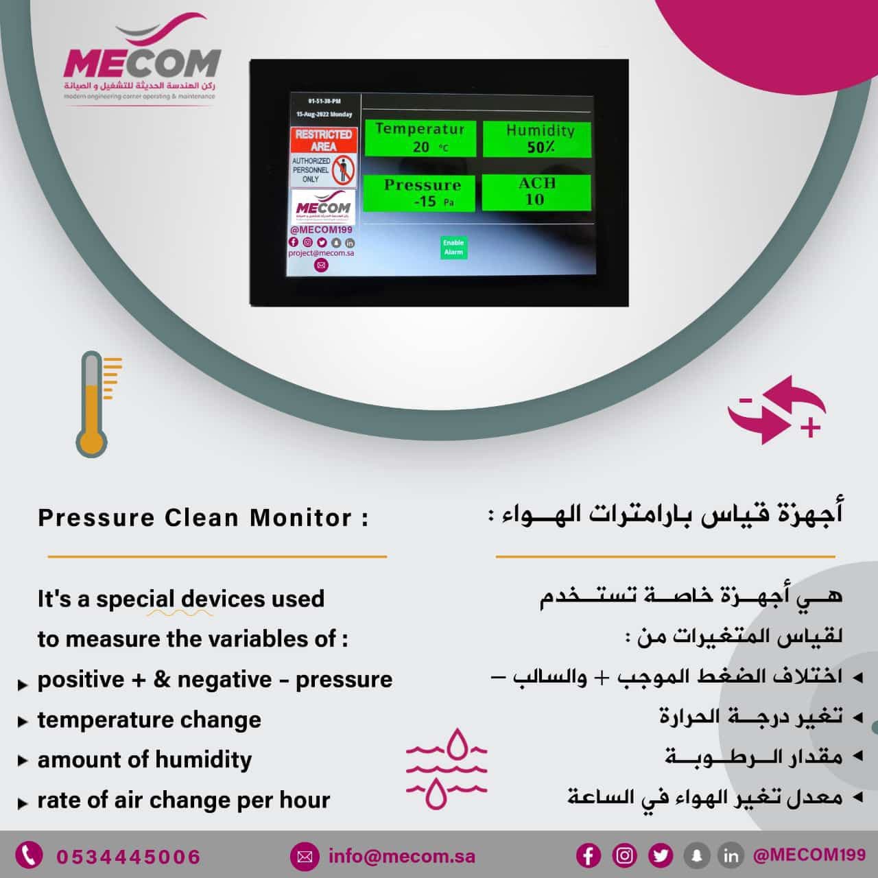 أجهزة قياس بارامترات الهواء